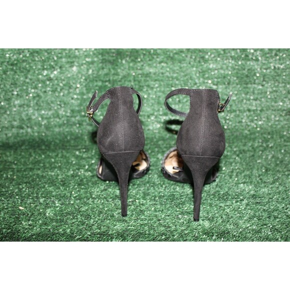 Jessica Simpson Jeweled Pointy Black Stiletto Heels Size 8.5 39 - Picture 7 of 11